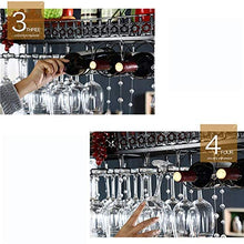 Leifeng Tower Classico Wine Rack Altezza Regolabile a soffitto attaccatura del Supporto di Wine Glass Metallo Ferro Wine Glass Rack Calice Calici Rack (Color : White)
