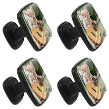Piggy e chitarra 4 PCS Pomelli per Porta, Pomolo per Mobile, Pomelli per Mobili con Viti, Maniglia per Armadietto, Pomelli per Porta, Pomelli per Cassetti per Porta, Armadio, Cassetto e Credenza