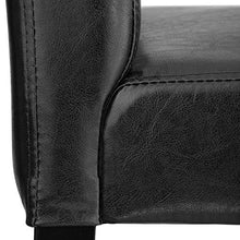 TecTake Sgabelli da bar design noir sgabello 111cm - disponibile in diversi colori - (Nero)