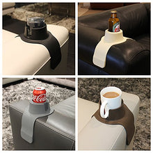 CouchCoaster - il portabicchiere ideale per il tuo divano, Grigio acciaio
