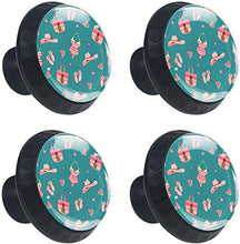 Borsa per cappello Beach Vacation Element Flip Pomelli per Porta Set di 4 Pomelli per Mobili Manopole per Cassetti Cucina Armadio Vetro