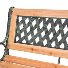 OUSEE Panchina da Giardino 122 cm in Legno