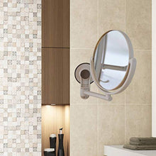 Shumo Specchio Da Bagno Specchio Cosmetico Ingrandimento 1X / 3X Ventosa Specchio Da Trucco Regolabile Specchio Da Bagno un Doppia Faccia
