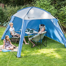 skandika - Padiglione campeggio/giardino - 300x300 cm - altezza 210 cm (blu)