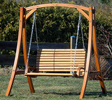 AS-S KUREDO-OD - Dondolo da giardino motivo Hollywood, in larice