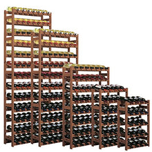 Cantinetta/scaffale System "Simplex", in legno di pino, colore marrone, Modell 5, marrone