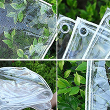 AWSAD Telo Antipioggia Trasparente PVC Addensato Proteine Impermeabili Tenda Antipioggia in Plastica Impermeabile per Esterni Tela Antivento per Balcone,Varie Dimensioni