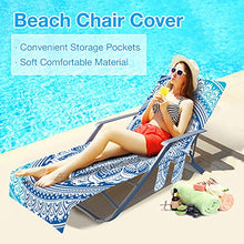 Sdfsa - Coprisedia portatile per piscina, con tasche laterali, per prendisole, per piscina, sdraio, per vacanze