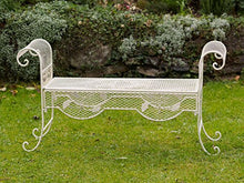 Nostalgia Panca da Giardino 134 Centimetri mobili da Giardino panchina di Ferro