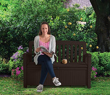 Keter Cuscino Box, Patio Bench, Marrone caffè, 138,6 x 63,5 x 88 cm, 227 Litri, 17202697 