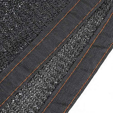 MHBGX Impermeabile Copertina Tarp Incatramata, Parasole Net, Ombra Panno, Ombra Leggera Maglia con Occhielli Sunblock Parabrezza, per Pergola Copertura Della Volta, Nero,a,3 * 4M