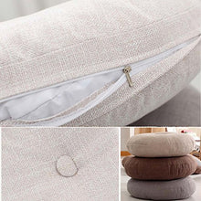 Cuscini giapponesi in cuscino per cuscino a pavimento in tatami giapponesi Cuscini di yoga staccabili, beige