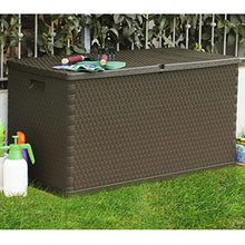 Tuduo - Contenitore da giardino, 420 l, marrone