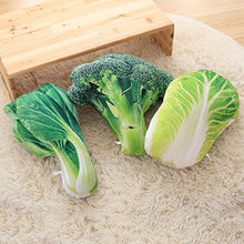 KaariFirefly Simulazione Broccoli Verdure Peluche Regali Home Office Cuscino, Green, 2
