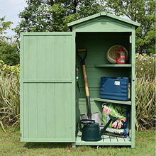 WMQ Capanno da Giardino, capanno da Giardino in Abete Cinese, armadietto da Giardino Impermeabile per Attrezzi da Giardino con Porta con Serratura