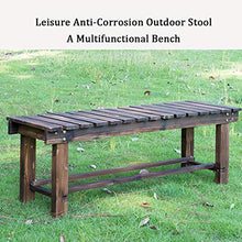 AWX-Flower stand Panca con Scarpetta da Banco in Legno - Forest Garden Forest Sleeper Bench