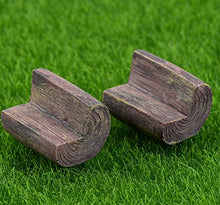 Da.Wa - Mini sedia da giardino con fata, per divano, decorazione per la casa, 2,5 x 1,2 cm