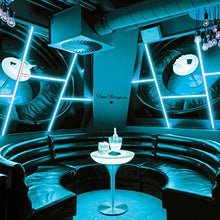 Tavolo da bar Lounge per interni, dimensioni: 45 cm di altezza x 84 cm di diametro, caratteristiche: con batteria