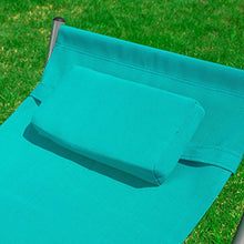 SoBuy Dondolo da Giardino Lettino Prendisole per Bambini, Blu,con poggiatesta,KMB04-B