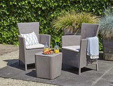 Allibert Iowa Balcony Set Balcone, Cappuccino/Sabbia (Imbottitura in Policotone)