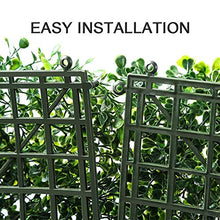 Balcone Protezione LSXIAO Piante da Siepe Artificiali Schermata Privacy 24"x16 Impermeabile Anti-UV Resistenza agli Agenti Atmosferici Esterno per Schermo Fisso, 20 Specifiche