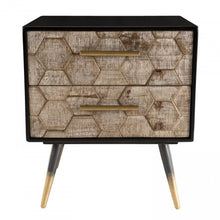 Macabane Dalie - Cassetti in abete, 44 x 38 x 50 cm, colore: Nero