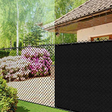 FANGJIE Rettangolare Telo da Sole in 95x800cm Idrorepellente Balcone Privacy Antivento per Balcone Giardino, Nero