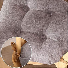 eewopjkj Cuscini per sedie semplici con Lacci Imbottiture per sedili Rimovibili Sedia da Ufficio Imbottita (la Sedia Non è Inclusa) Cuscino per Sedile da Giardino Interno-Viola 42x39 cm