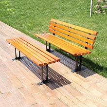 GaoF Terrazza panchina da Giardino, Legno massello da Esterno