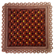 XHNXHN - Tappetino quadrato per sedia massaggiante in bambù, 45 x 45 cm