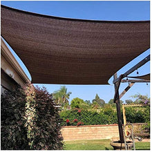 YZJL Balcone Copertura recinto Privacy Sun Hood Parabrezza antiruggine Metallo asole Steccati Scherma Giardino (Color : Brown, Size : 1.2x8m)