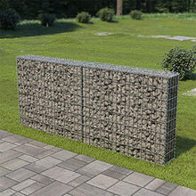 BIGTO - Paravento da giardino in filo di acciaio con rivestimento in PVC