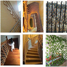 Protective net decoration / Sicurezza bambini Rail Net, Balcone anticaduta rete di nylon netto soffitto Climbing Net Net resistente all'usura Net anticorrosione Isolamento Decorative netto Stair prote