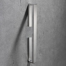 Melairy Bagno Portasciugamani 40CM Autoadesivo Per Porta Salviette in Acciaio Inossidabile Porta Asciugamano Spazzolato