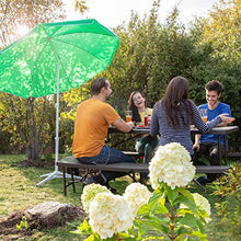 Relaxdays, Bianco Base per Ombrellone, per Aste con D: 25-35 mm, Treppiedi Pieghevole, Stabile, HLP: 55 x 67 x 67 cm