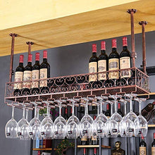 PWZ Pratica Semplicità Domestica Metal Wallmounted Pratica Semplicità Domestica, Portabottiglie Calice, Portaoggetti Regolabile da PareteBronzo,