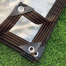 N / A Teloni Telo Trasparente Resistente allo Strappo, Telo Impermeabile con Occhielli, Perfetto per Film Isolante per Piante da Giardino per Auto da Giardino(Size:2×3m)