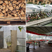 ZXHQ Telone Giardino Impermeabile 2x3m, Trasparente Teloni, Telo Trasparente Impermeabili Multiuso Resistente UV Resistente alle Intemperie per Carport Balcone Camper