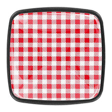Tovaglia rossa e bianca Pomelli per Porta Set di 4 Pomelli per Mobili Manopole per Cassetti Cucina Armadio Vetro