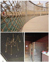 MFLASMF Rete di Sicurezza Protezione per Balcone Rete per Decorazione in Corda di Canapa Rete per Protezione per Scale per Balcone Rete di Isolamento La Rete per Arrampicata Sportiva all'a