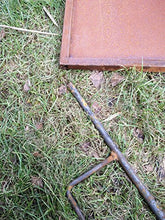 Zen Man 032005-1 - Paravento in metallo anticato, 1 mm, altezza 75 x lunghezza 150 cm, realizzato a mano