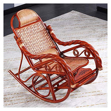ZYLE Sedia a Dondolo in Rattan Piscina per Il Balcone del Tempo Libero con poggiapiedi da Massaggio Retrattile 108x62x52cm