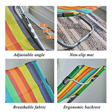 WUTONG Lettini da Giardino e reclinabili - Angolo Regolabile - Sedia da Lettura ergonomica Pieghevole Sedie da Ufficio Leggere con braccioli