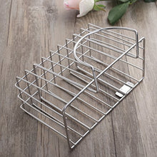 BESTOMZ Alto Scaffale Doccia Mensola da Bagno Cucina in Acciaio Inossidabile Cesto Raccoglitore