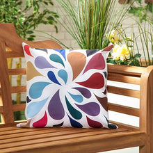 Cuscino riempito con gocce di perle colorate, impermeabile, per esterni, giardino, 45 cm