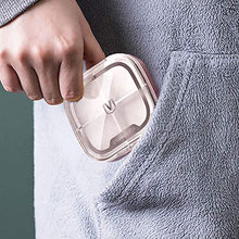 DOITOOL Contenitore per pillole da viaggio, 1 pezzo, contenitore per pillole, organizer per medicine, mini scatola