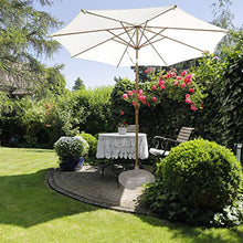 Relaxdays Base per Ombrellone, da Riempire con Acqua o Sabbia, per Aste D: 25-32mm, Supporto in Plastica,43x43 cm,Grigio
