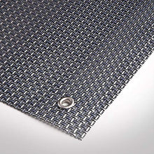 TENAX SPA 100144 Rete PLAST.TEXSTYLE VIP ARG. CM.100 5MT, Nero-Argento-Grigio, 1,00x5 m