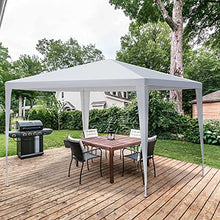 homcom Outsunny Gazebo da Giardino Tenda da Esterno, 3x3m, Bianco