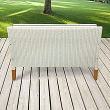 Gartentraum Divano da Giardino in Rattan 2 posti con Cuscini - Divano Albaran